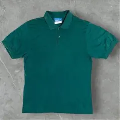 【アメリカ製】 CREST グリーン ポロシャツ アメカジ