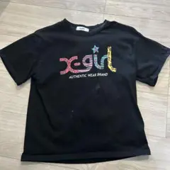 x-girl 黒 Tシャツ 130サイズ