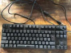 有線USBキーボード 英語配列 黒