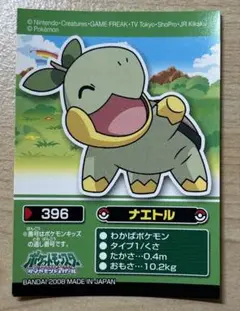 ポケモンキッズ　ナエトル　シール