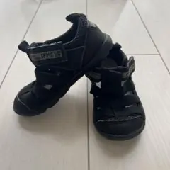 IFME ブラックサンダル 15cm キッズサンダル　キッズシューズ