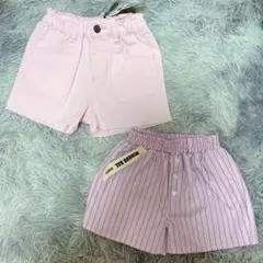 バースデイ ショートパンツ 2点セット 100cm