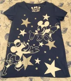 DISNEYSTORE ミッキー ミニー 星柄 半袖Tシャツ