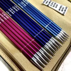 ★Knit Pro★Zing20cm 5本棒針6種セット　DPNニットプロジング