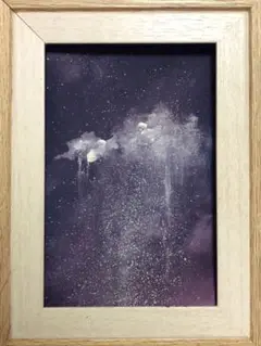 絵画　上を向けば同じ空　micchan作