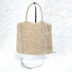 極美品✨アンテプリマ シャンパンゴールド ミディアム チェーン