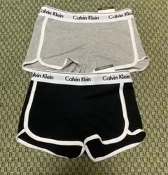新品 Calvin Klein サイドライン付きショーツ 2枚セット下着 M