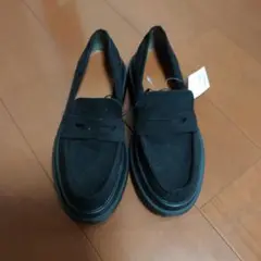 【gu】ボリュームソールローファー