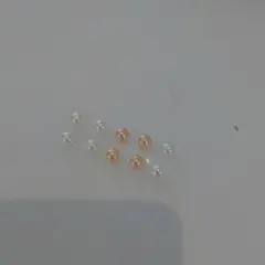 パールビーズ 10個セット ホワイト ピンク