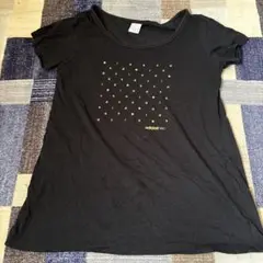 adidas neo ブラック Tシャツ