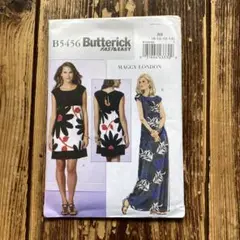【Butterick 型紙】 B5456 FAST&EASYワンピース
