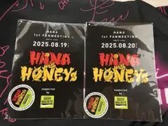 HANA ファンミ 入場特典 チラシ＆ステッカー 8/19.20 2枚セット