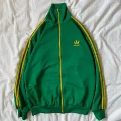 adidas アディダス トラックジャケット 90s USA製 グリーン 黄色