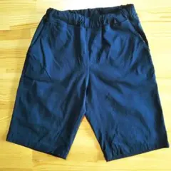 ハーフパンツ 150 ネイビー 紺 ゴムウエスト 半ズボン キッズ シンプル