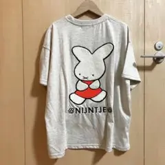 【新品未使用】しまむら　ミッフィー　ナインチェ　Tシャツ　サガラ　淡白　M