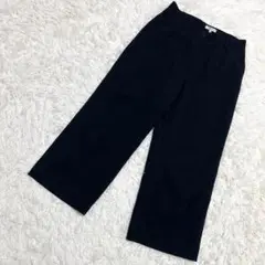 Ville dazur ✨美品　ガウチョパンツ　ワールド　ブラック　（40）