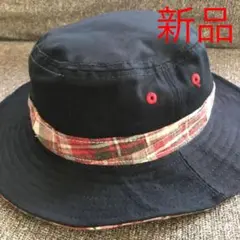 新品　ホールアース ハット　ネイビー　ジュニア