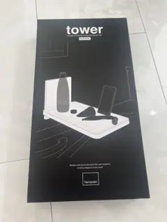 tower 折りたたみテーブル　お風呂　ブラック