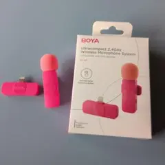 BOYA BY-Y1 ワイヤレスマイク ピンク