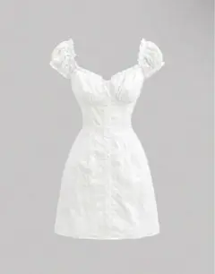 SHEIN MOD 白 ミニワンピース