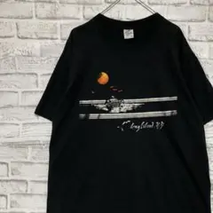 USA製90sヴィンテージTシャツ！シングルステッチ　ブラック半袖古着XL25