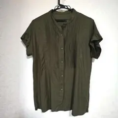 デッサン　 半袖 ピンタックシャツ