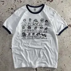 L あいみょん 着用 リンガー おっぱい 紺 Tシャツ US買付 ネイビー