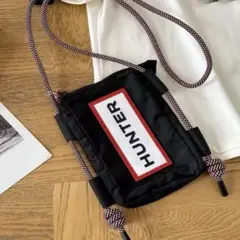 HUNTER ハンター トラベルリップストップ フォンポーチ ショルダーバッグ