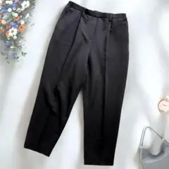 《Petitjo》ワイドパンツ イージーパンツ PL ブラック スラックス風