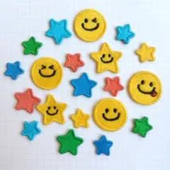 ■数量限定20個セット■29アイロン刺繍ワッペン(ワンポイント)■ruiワッペン