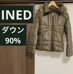 イネド ダウンコート ショートダウンジャケット