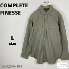 訳あり COMPLETE FINESSE デニムシャツ ミリタリー ダメージ加工