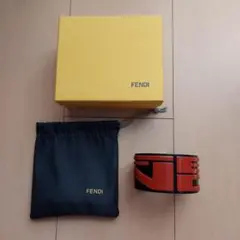 FENDI バングル オレンジ・黒 フェンディ