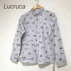 Lucruca ルクルカ　センソユニコ　タグ付き　総柄　ブラウス