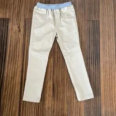 新品未使用　長ズボン　ロングパンツ　ベージュ　120サイズ