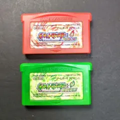 【ソフト単品】ポケットモンスター　ファイアレッド・リーフグリーン　2点セット