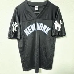 ヤンキース ゲームシャツ フットボール majestic NYC