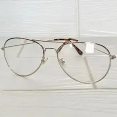 オーバルフレーム 度なし 伊達メガネ ファッションメガネ 眼鏡