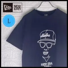 【24時間以内　匿名発送】希少‼︎ ニューエラ　デザインTシャツ　黒　Lサイズ