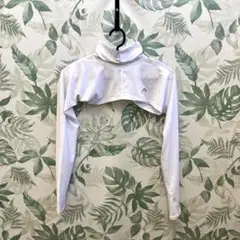 GR706 HEAD ハイネックアームカバー ホワイト ボレロタイプ M
