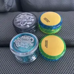 ハイパーヨーヨー　四つセット　スピンガジェット　光るオートリターンヨーヨーなど