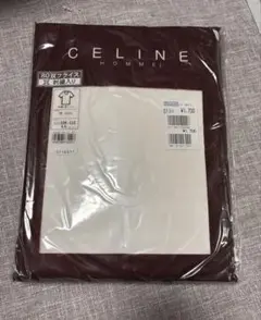 セリーヌ　男性用半袖U首シャツ