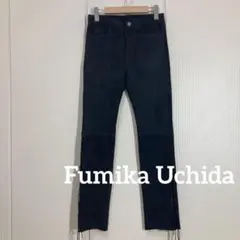 Fumika Uchida 羊革 スエードパンツ レースアップ