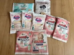 GOON/Pampers/Merries/Moony おむつセット