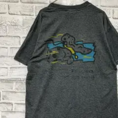 USA製90sヴィンテージTシャツ！シングルステッチ　グレー半袖古着　L721