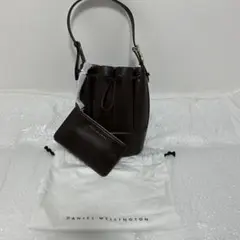 新品未使用、即日発送！ダニエルウィリントンバケットバッグ　ブラウンミニポーチ付き