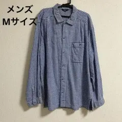 メンズ　Mサイズ 長袖　シャツ　マンシングウェア　ENVOY ギンガムチェック