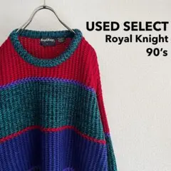 【SALE】古着 90s “RK” Rough Gauge Sweater