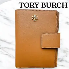 TORY BURCHトリーバーチ パスポートケース レザー ブラウン