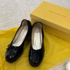 HILLS AVENUE ブラックバレエシューズ